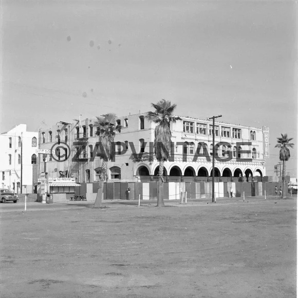 Vtg 1964 Venice Beach CA St. Marks Hotel Getting Knocked Down Photo #1973 - Picture 1 of 1